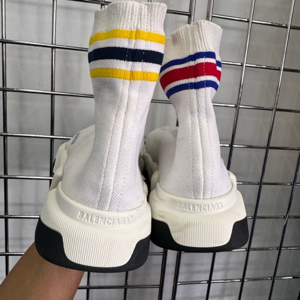 Balenciaga‎ Speed 2.0 Recycled Knit Sneaker White Sock Sneakers size EUR 39 - Picture 15 of 16
